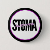 Stoma-bewustzijn Ronde Button 5,7 Cm (Voorkant)