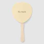 Stombijen en regenboogwas handwaaier (Achterkant)