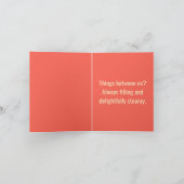 Stomen vullen – Gewaagde Dumpling-spreekwoord  Kaart (Binnen)