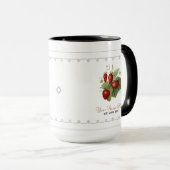 Stomme  aardbeienvariëteiten Jouw naam toevoegen Mok (Voorkant rechts)