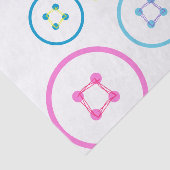 Stomme als Button Tissuepapier (Detail)