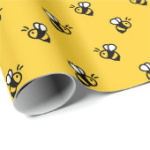 Stomme bijen cadeaupapier (Rol Hoek)