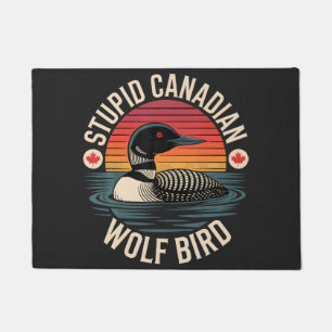 Stomme Canadese Wolfvogel Duikhoender Humor Deurmat