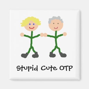 Stomme Cute OTP Sam/Jack magnet Magneet