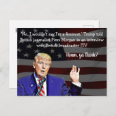 Stomme dingen Donald Trump zegt Briefkaarten (Voorkant / Achterkant)