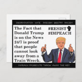 Stomme Dingen Trump zei Briefkaart Souvenir (Voorkant / Achterkant)