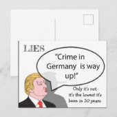 Stomme Dingen Trump zei Briefkaart Souvenir (Voorkant / Achterkant)