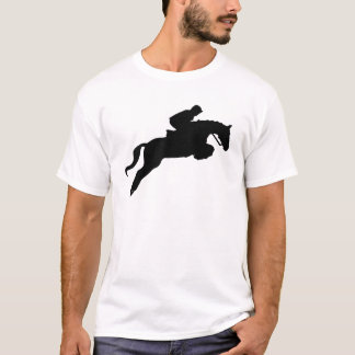 Stomme Engelse leiding Hunter Jumper Girl Riding H T-shirt