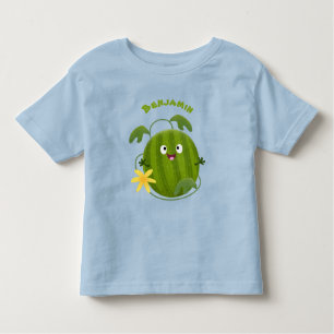 Stomme glimlachende watermeloen cartoon kinder shirts