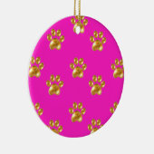 Stomme goudpoten keramisch ornament (Rechts)