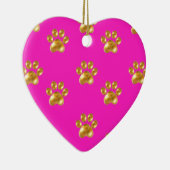 Stomme goudpoten keramisch ornament (Rechts)