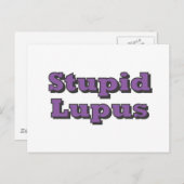 Stomme Lupus Briefkaart (Voorkant / Achterkant)