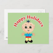 Stomme magische elf briefkaart (Voorkant / Achterkant)