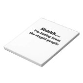 Stomme mensen notitieblok (Gedraaid)