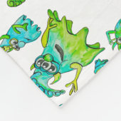 Stomme monstermoeder en kinderen fleece deken (Hoek)