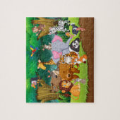 Stomme oerwouden puzzel legpuzzel (Verticaal)