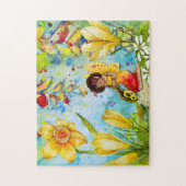 Stomme paren met een Ladybug_GC - puzzle Legpuzzel (Verticaal)