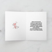 Stomme parfum met romantische harten kaart (Binnen)