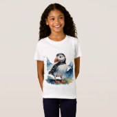 Stomme puffelvogel t-shirt (Voorkant volledig)