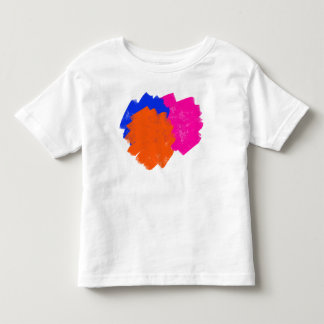 Stomme rommelkleurige spetters kinder shirts