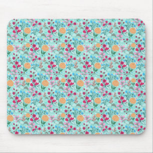 Stomme roze en blauw ontwerp van de Kleine Florenc Muismat