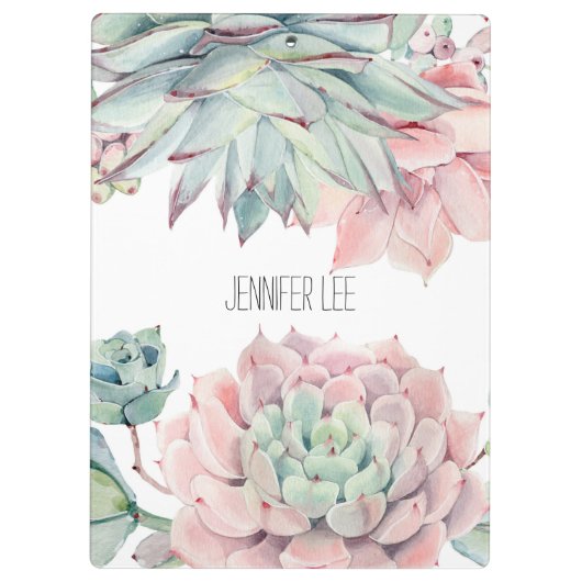 Stomme roze groene sacharose en jouw naam op  klembord (Achterkant)