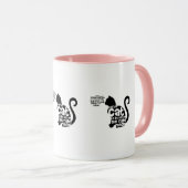 Stomme roze je moet kat om me op de juiste manier  mok (Voorkant rechts)