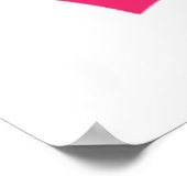 Stomme roze liefde is alles wat je nodig hebt poster (Hoek)