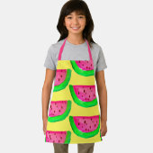 Stomme roze watermeloen kinder schort (Insitu)