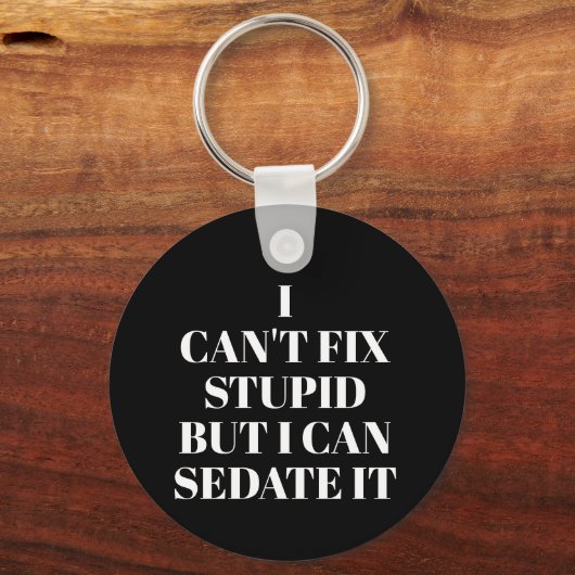 Stomme Sleutelhanger kan niet worden opgelost (Achterkant)