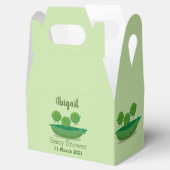 Stomme springerwten in de illustratie van de carto bedankdoosjes (Geopend)