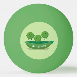 Stomme springerwten in de illustratie van de carto pingpongballen