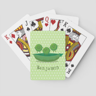 Stomme springerwten in de illustratie van de carto pokerkaarten