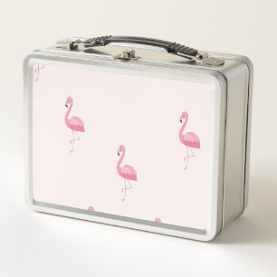 Stomme staande roze flamingo