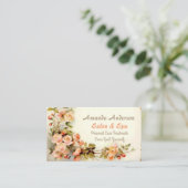 Stomme  stelletje rozen visitekaartje (Staand voorkant)