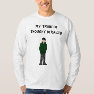 stomme steve generaal, mijn trein van gedachten on t-shirt