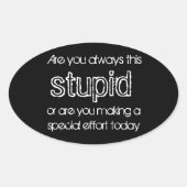 Stomme stickers (Voorkant)