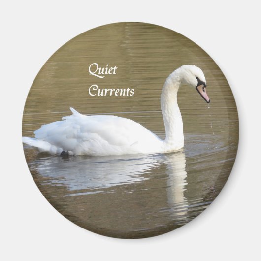Stomme Swan Relaxing Magnet Magneet (Voorkant)