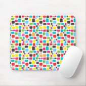 Stomme trendtassen patroonmousepad muismat (Met muis)