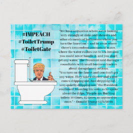 Stomme Trump Quotes, Flushing Toilets 15 maal Briefkaart