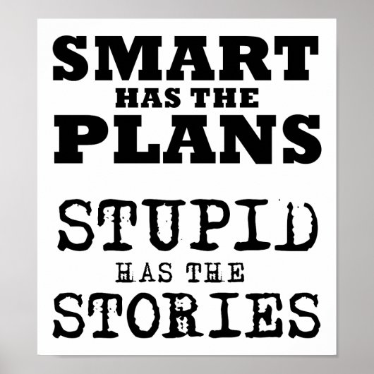 Stomme verhalen Funny Poster (Voorkant)