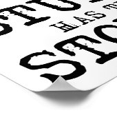 Stomme verhalen Funny Poster (Hoek)