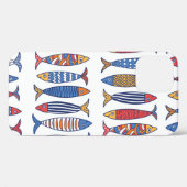 Stomme vis. Kinder achtergrond. Naadloos patroon. Case-Mate iPhone Case (Achterkant (horizontaal))