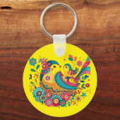 Stomme vogels sleutelhanger (Voorkant)