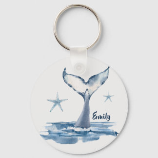 Stomme walvis in het Zee met naam Sleutelhanger