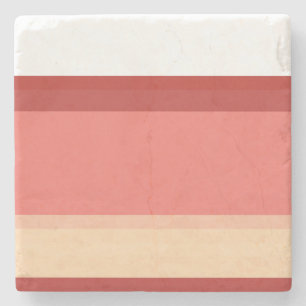 Stomme witte roze strepen werpen kussen stenen onderzetter