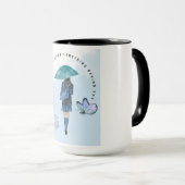 Stommel niet over iets achter je aan mok (Voorkant rechts)