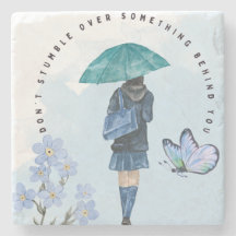 Stommel niet over iets achter je aan