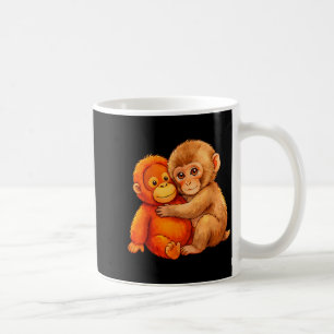 Stomp aap cute baby grappig dier koffiemok