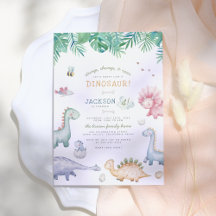 Stomp, Chomp en Roar Dinosaur Boys Birthday Party